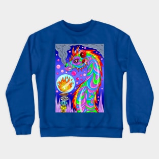 Colourful dragon Crewneck Sweatshirt